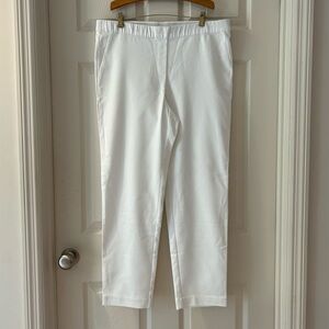 J Jill Cotton Blend Slim Leg Pants